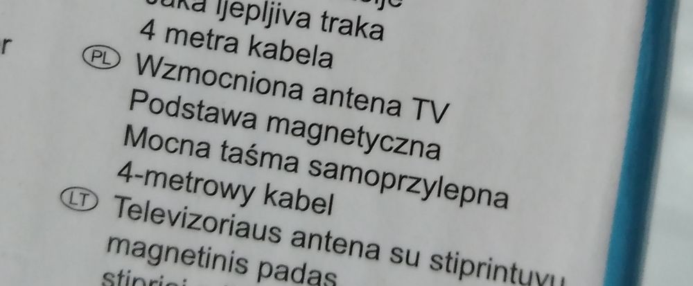 Antena tv samochodowa