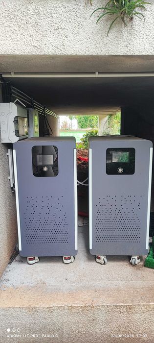 Bateria de lítio (LifePo4) de 30,72kw para sistema solar com wi-fi e bluetooth