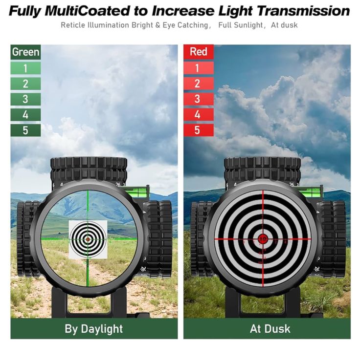 Mira para rifle 1-5x24 (nunca usada)