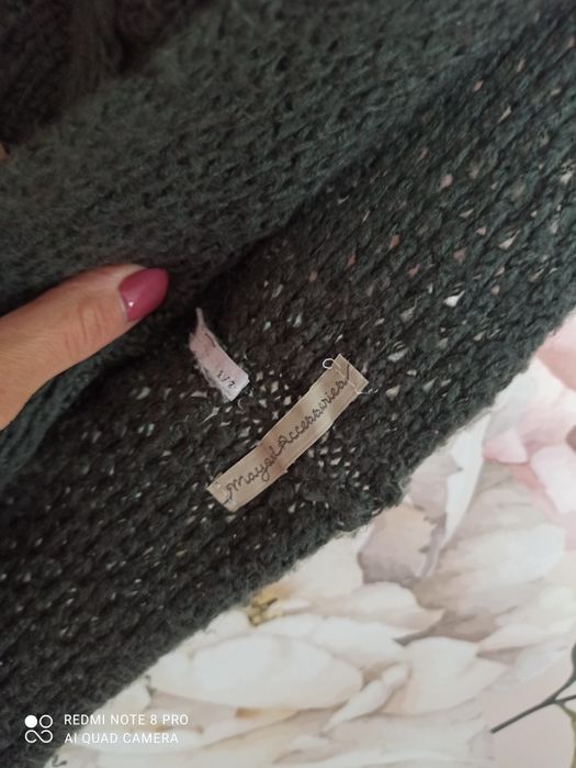 Komplet zimowy khaki mayoral czapka komin