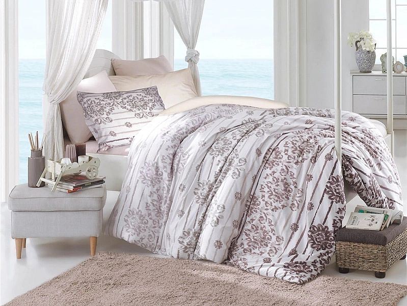 Pościel bawełniana Cottonlove Exclusive Serenity Kahve 160x200
