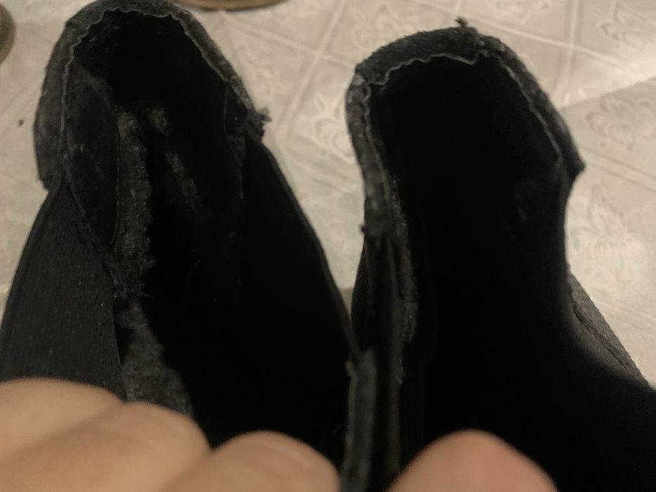 Челси ботинки кожаные утеплитель