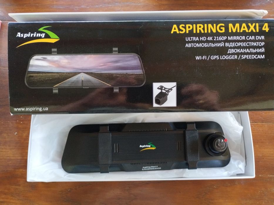 Автомобільний відеореєстратор Aspiring MAXI 4 MA1050WSPC