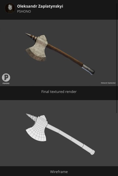 Зроблю 3д модель для вашоі гри (персонажі, будівлі, асети)