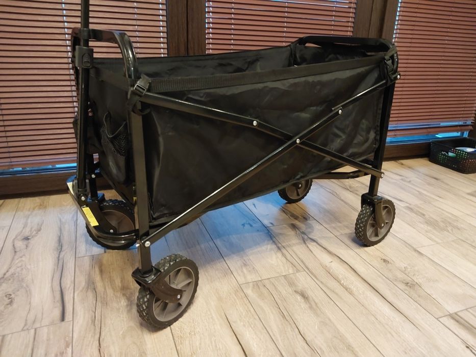 Amazon Basics Wózek do Ogrodu Do Użytku na Zewnątrz Składany