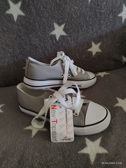 Szare trampki tenisówki Vico 33 nowe