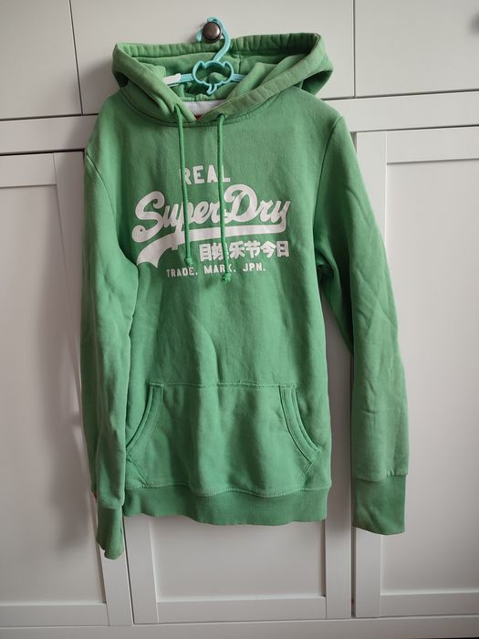 Bluza z kapturem S Superdry zielona