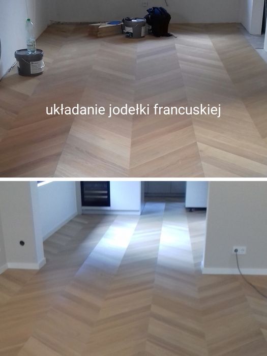 Cyklinowanie podłogi , układanie