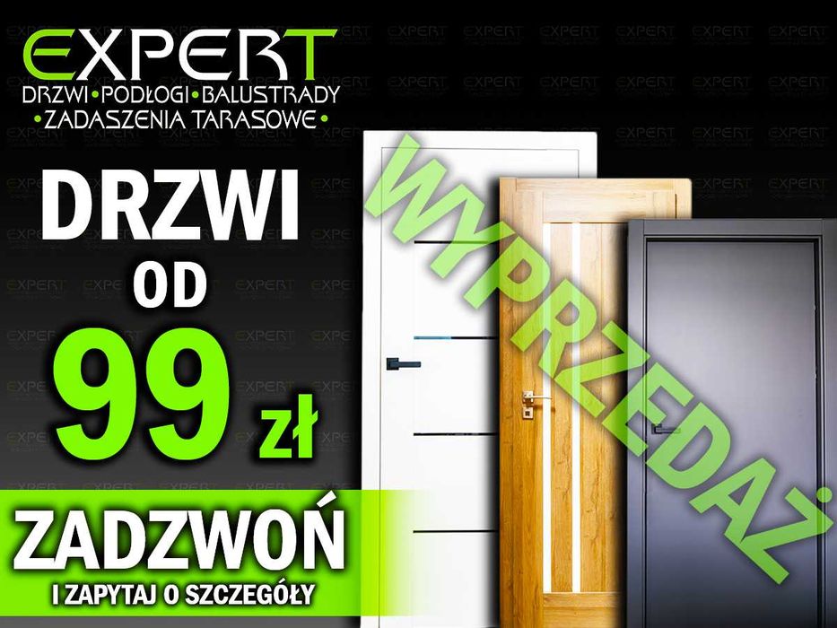 Wyprzedaż ekspozycji drzwi skrzydła promocja nowe