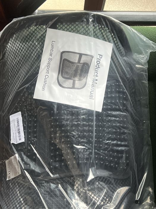 Suporte lombar ergonómico novo