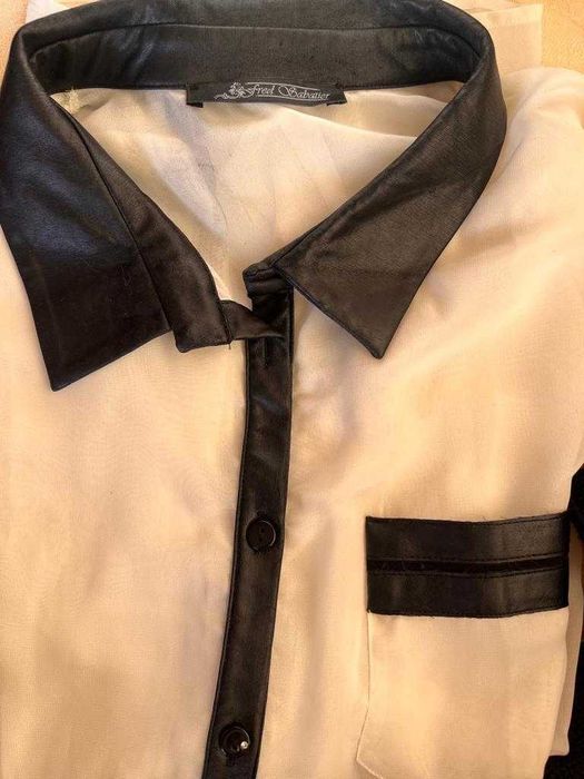 Blusa transparente Fred Sabatier