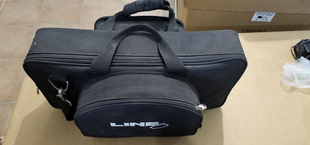 Processador guitarra Line6 POD XT + pedaleira FBV Shortboard + Saco