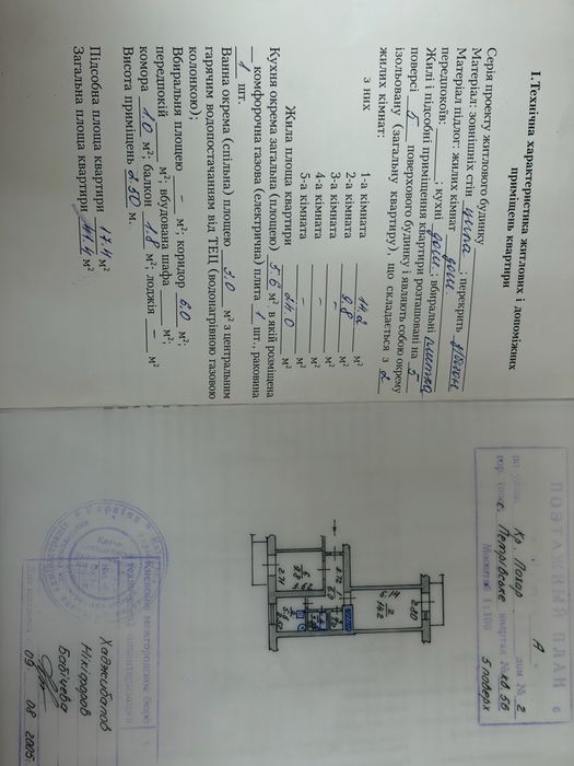 Продається 2 х кімнатна квартира Святопетрівське