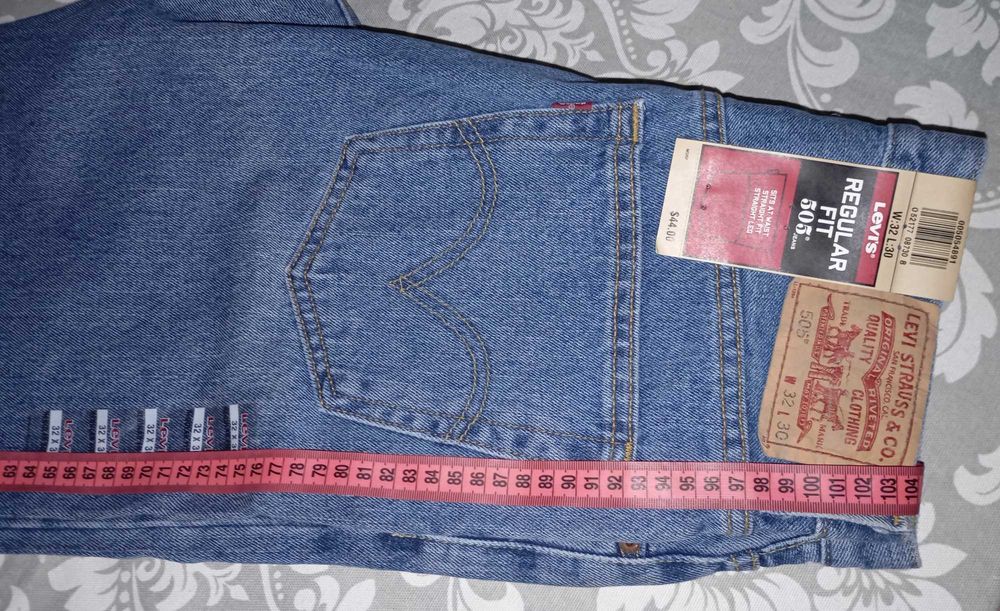 Джинси Levi’s 505 чоловічі W:32 L:30