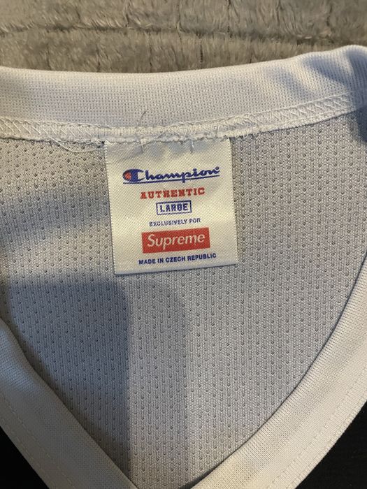 Supreme x champion SS14 hockey Jesrey Top