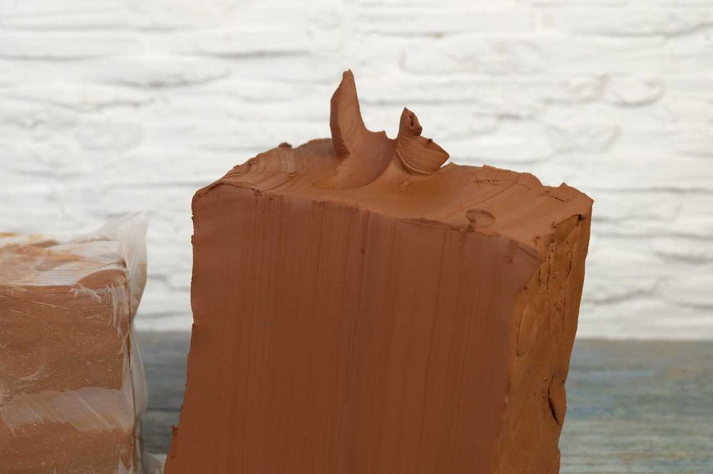 Глина гончарна червона 19 кг - натуральна глина, теракотова глина