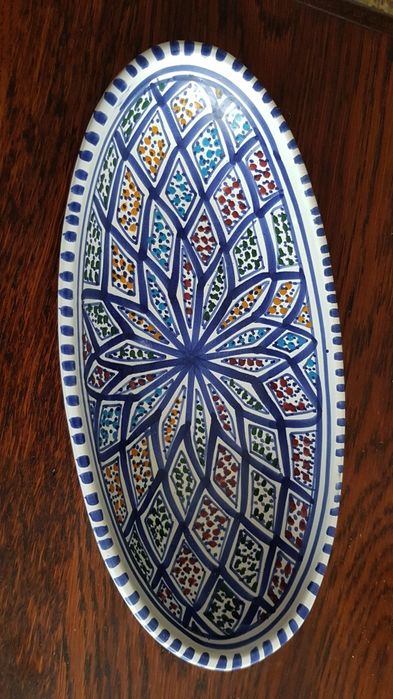 Owalny, ceramiczny półmisek .