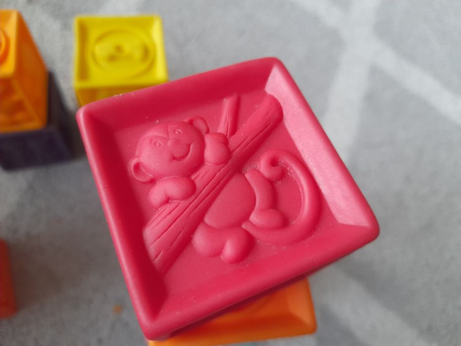 Klocki miękkie gryzaki b toys