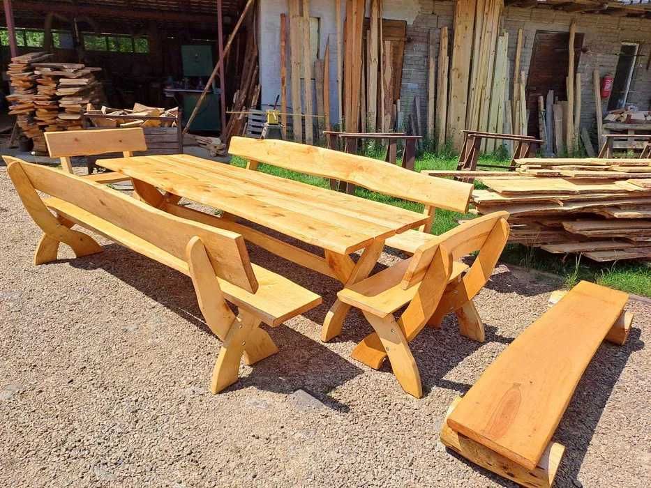 Solidny komplet mebli ogrodowych z Olchy ZAPRASZA