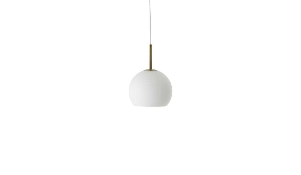 Szklana lampa wisząca Ball - śr. 18cm