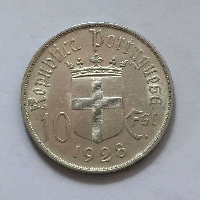 10 Escudos 1928 Batalha de Ourique - prata