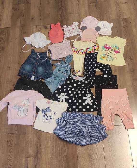 Ubranka dla dziewczynki rozmiar 68