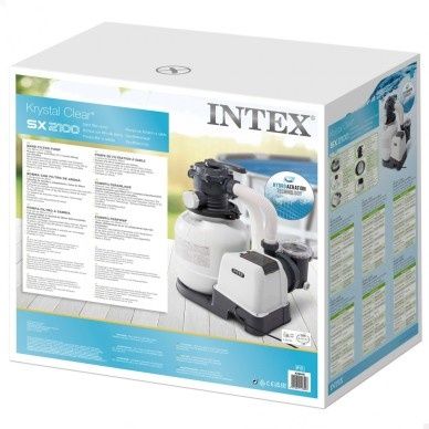 Bomba filtro de areia Intex para piscina