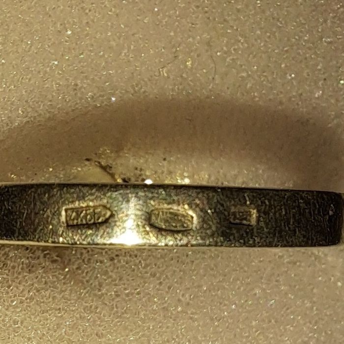 Сережки та каблучка срібні