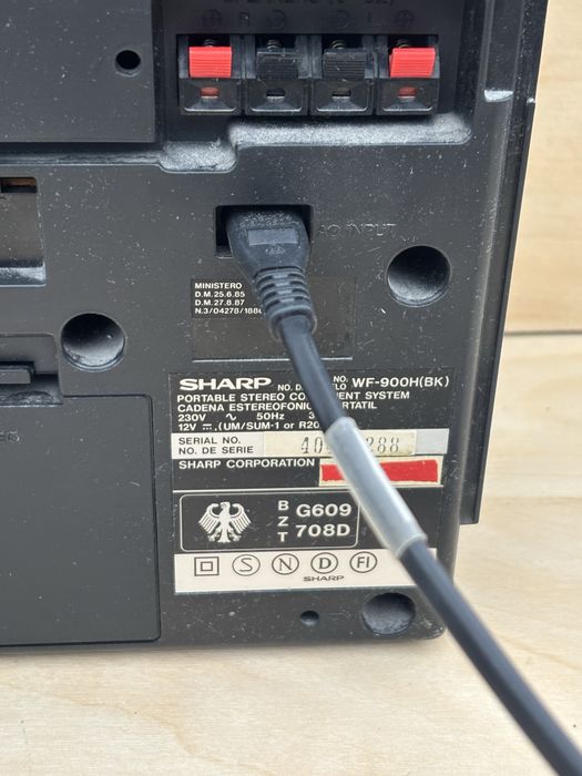 Магнітофон Sharp