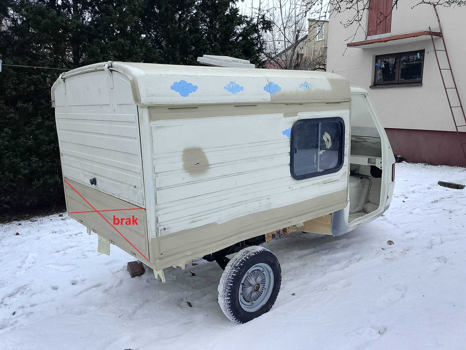 Piaggio Ape części kabiny części drobne prosecco van