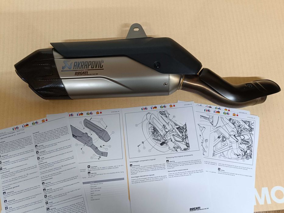 Ponteira Akrapovic Ducati Multistrada V4 V4S