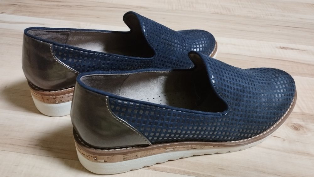 Buty damskie r. 39 Nowe, skórzane