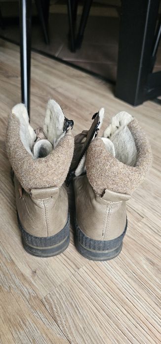 Rieker damskie skórzane botki rozmiar 38 wkładka 24cm używane