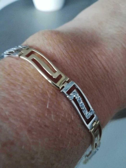 Złota bransoletka Versace . pr333 Okazja