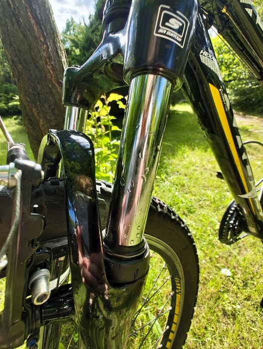 Świetny rower MTB Kross Hexagon X3 czarny / żółty Shimano Acera