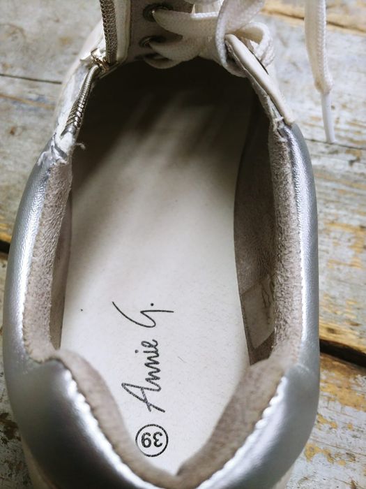 Buty półbuty damskie 39 Annie G. Na express i sznurówki. Letnie sbd.