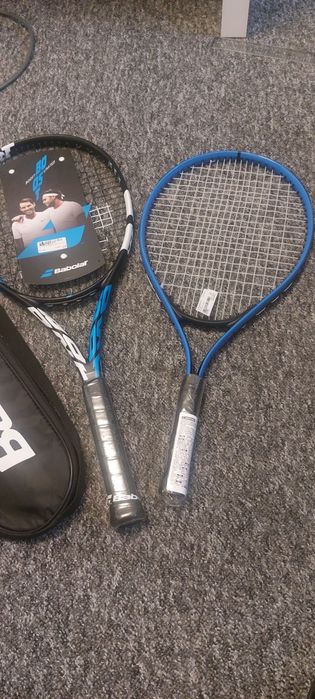 Nowe z metkami rakiety tenisowe firmy Babolat i artengo. Banolat 245.