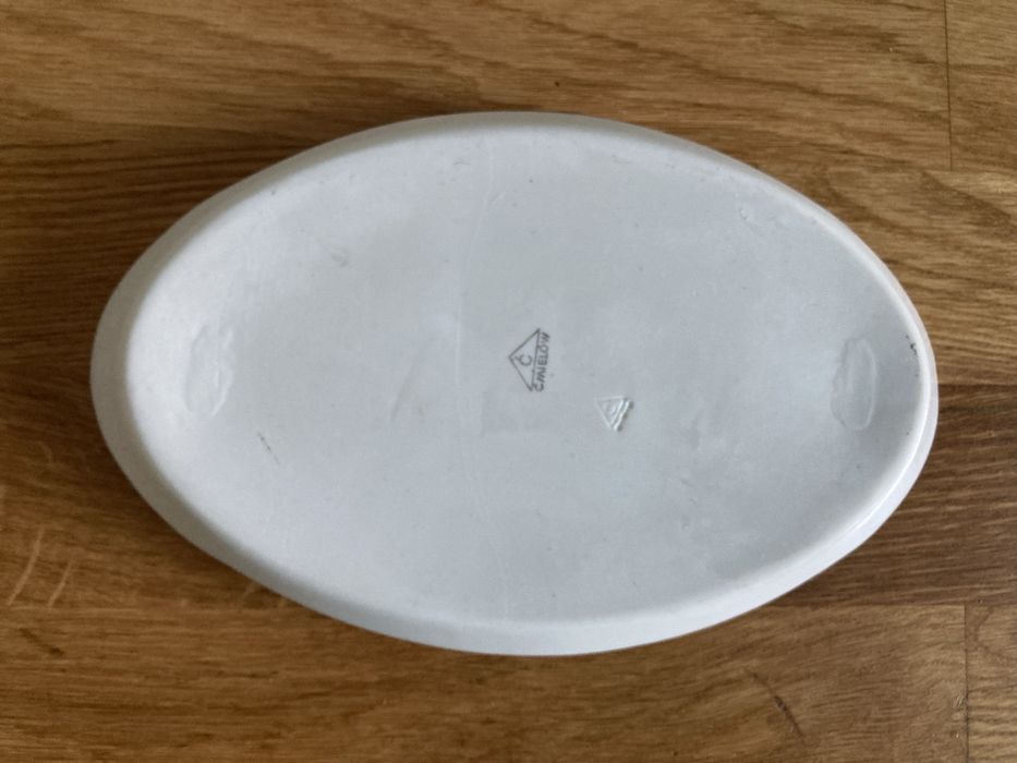 Talerzyk spodek Ćmielów seria brydżowa PRL