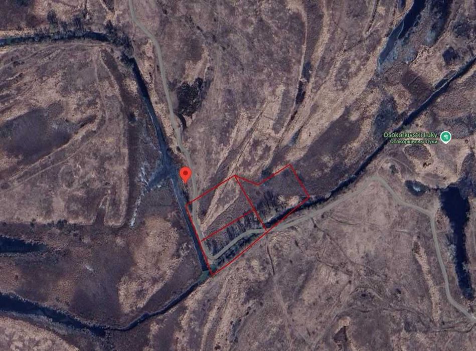 Ділянка 5,74 га річка, Осокорки, без%