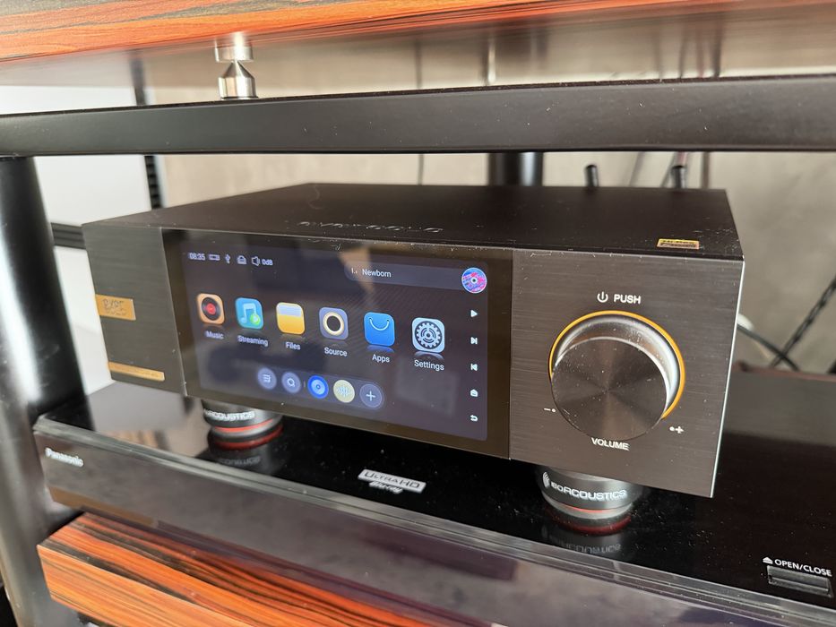 Odtwarzacz sieciowy Eversolo DMP-A6 Master z zasilaczem liniowym LHY Audio