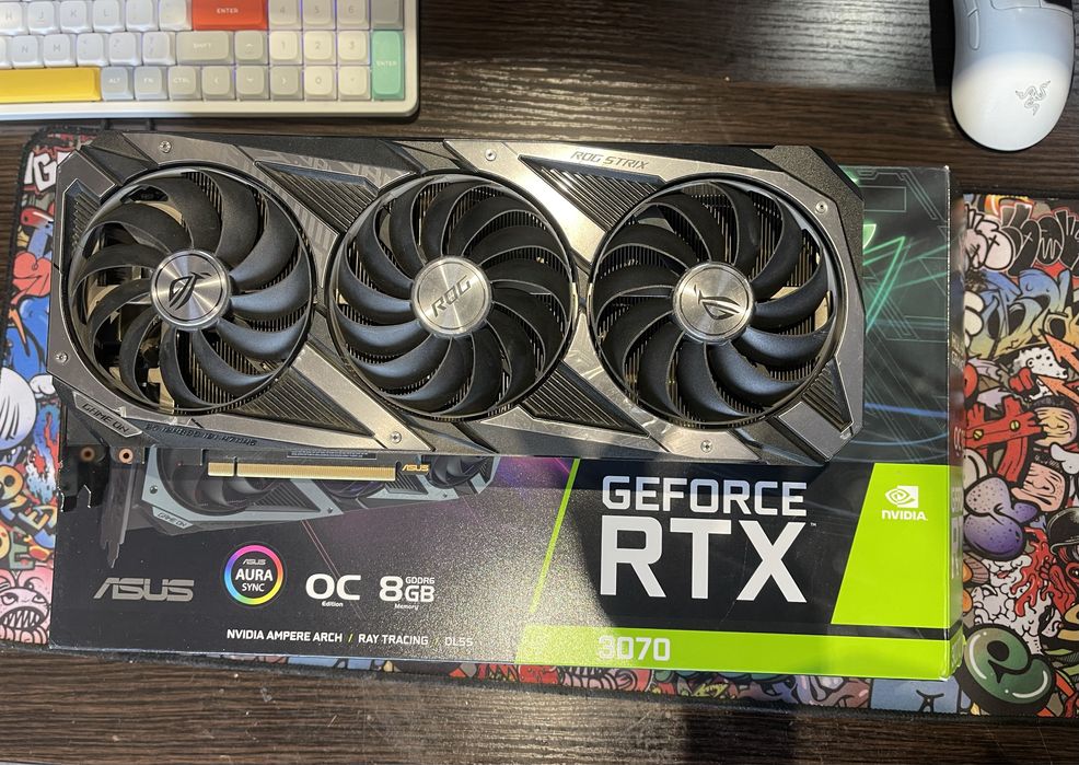 RTX 3070 OC Asus Rog Strix Gaming 8gb