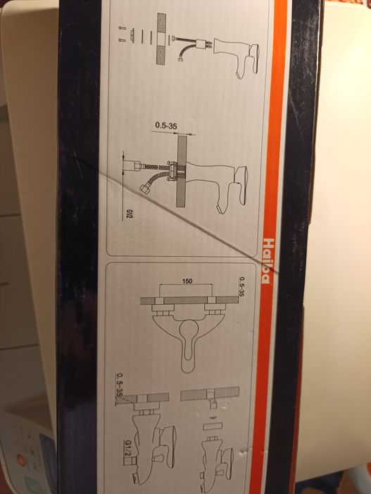 Змішувач на кухню або ванну Haiba в робочому стані