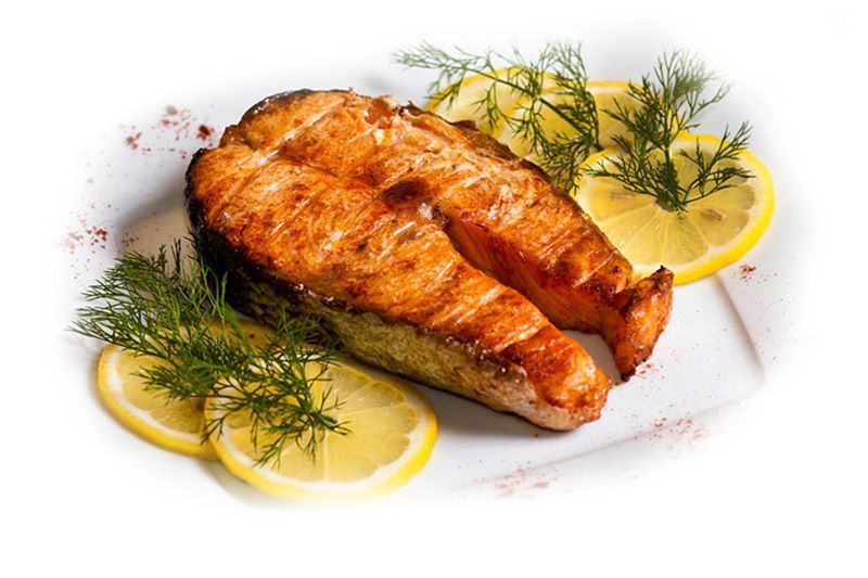 Стейк лосося (семги или форель) с\м, вакуум, 1кг.