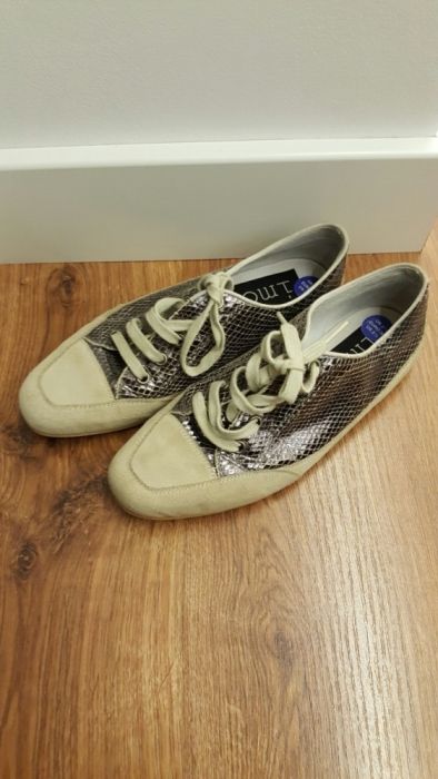 Buty skórzane wiązane rozmiar 36 Nowe