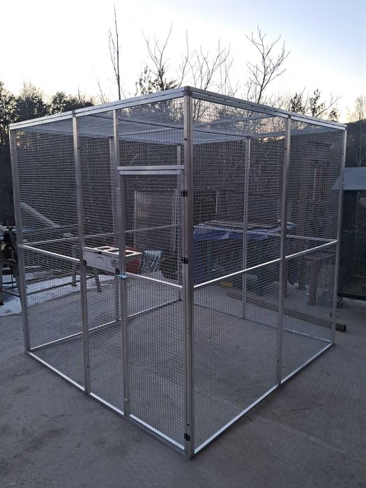 Woliera aluminiowa 2x2x2