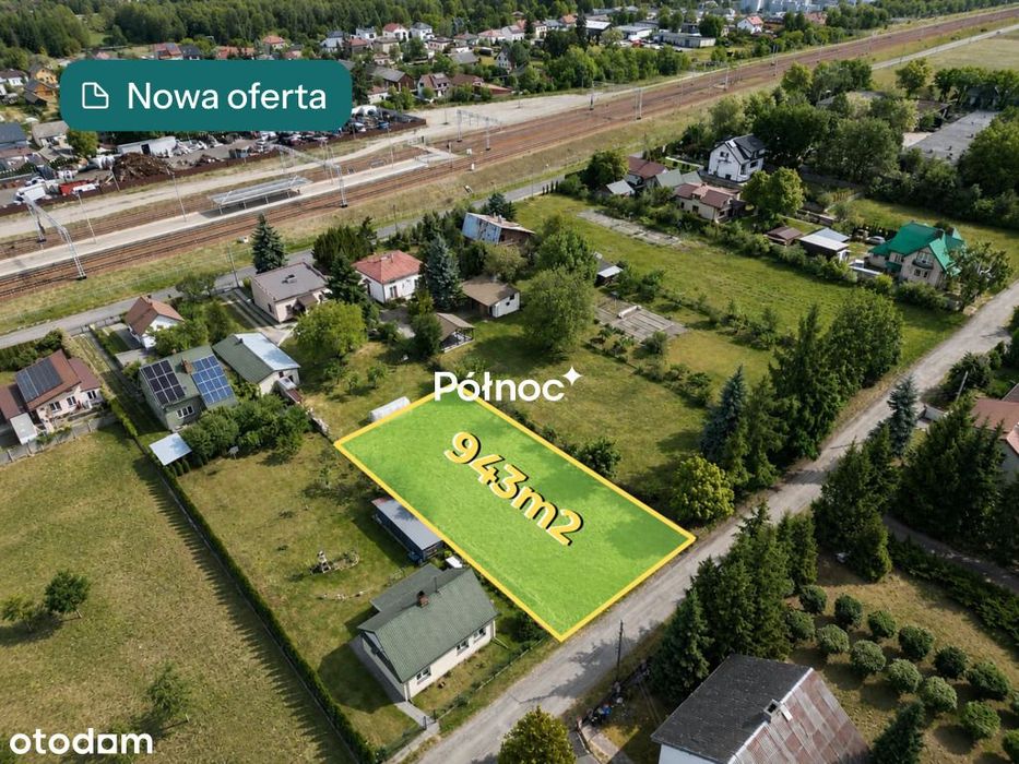 Działka budowlana 945 m² ul Okólna