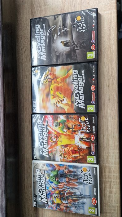 Zestaw Pro Cycling Manager 2010, 2011, 2012, 2013 PC