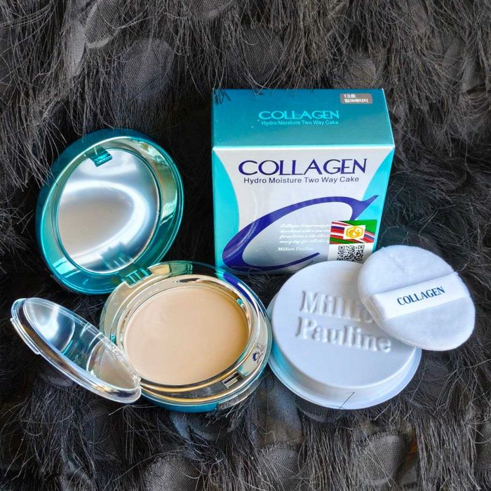 тон 13, 21 Зволожуюча пудра Collagen Hydro + змінний блок: ефект гладкої шкіри з колагеном SPF25 із захистом від сонця