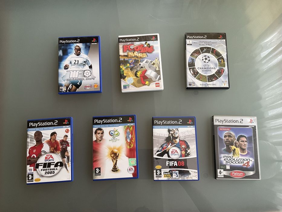Pack jogos futebol ps2