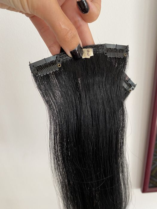 Extensões de cabelo 100% humano (Myos, gancho)
